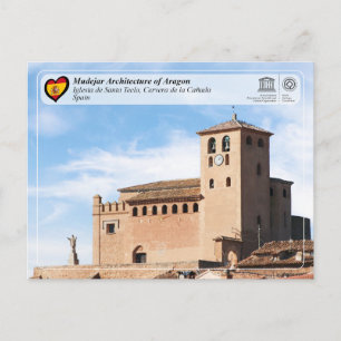 UNESCO WHS - Iglesia de Santa Tecla   Postcard
