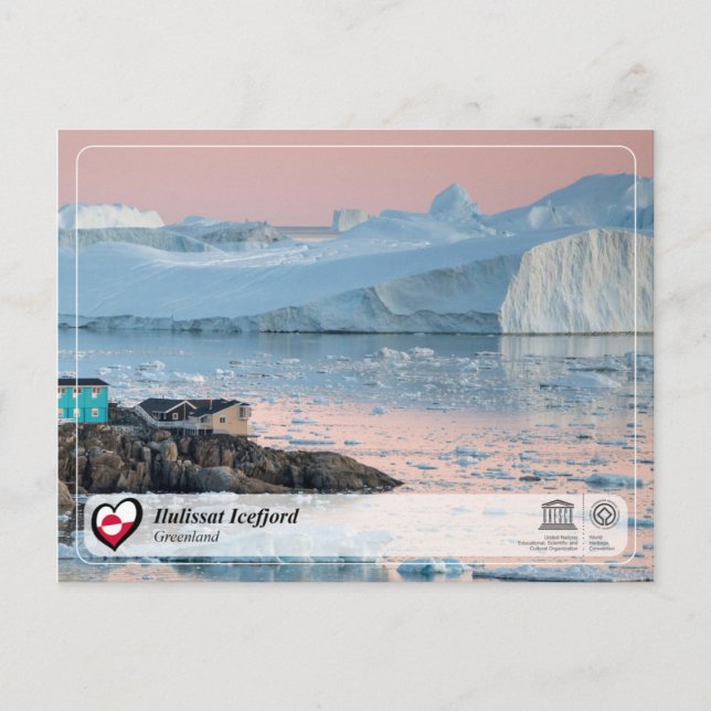 UNESCO WHS - Ilulissat Icefjord Postcard (Front)
