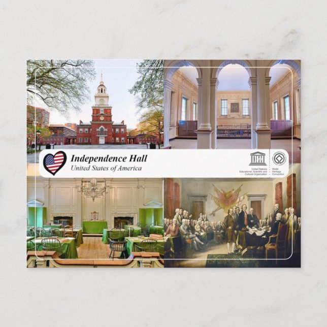 UNESCO WHS - Independence Hall Postcard (Front)