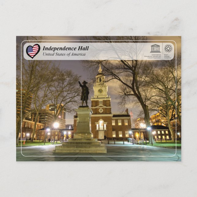 UNESCO WHS - Independence Hall Postcard (Front)