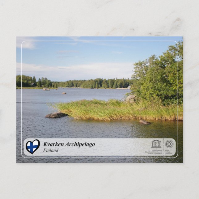 UNESCO WHS - Kvarken Archipelago Postcard (Front)