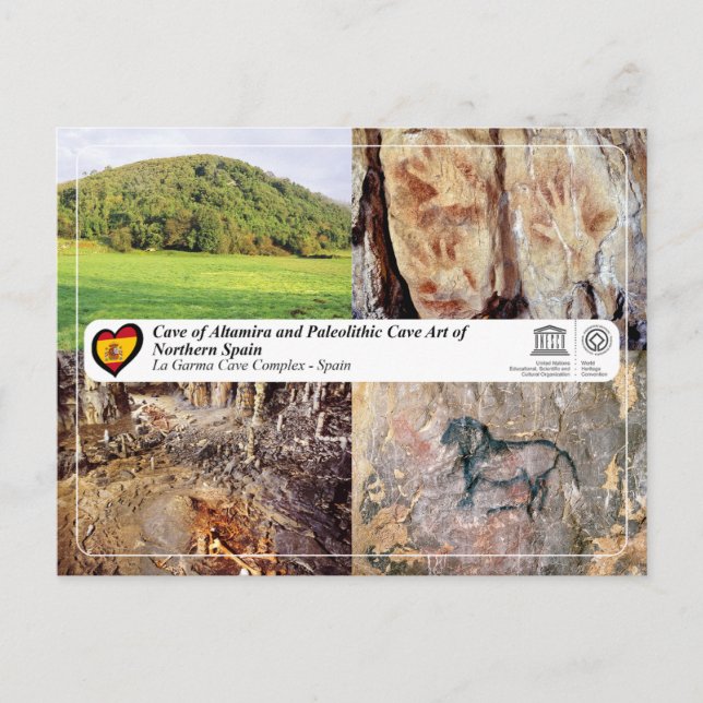UNESCO WHS - La Garma Cave Complex Postcard (Front)