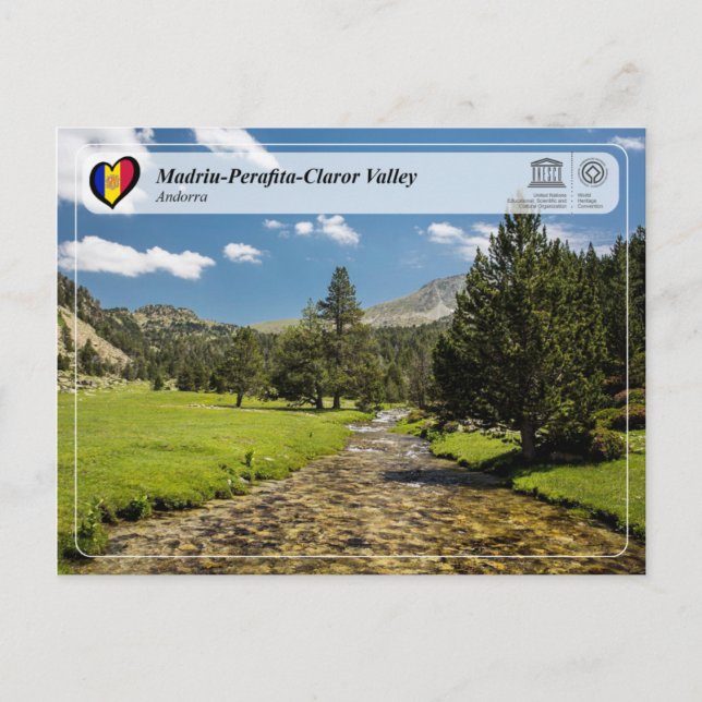 UNESCO WHS - Madriu-Perafita-Claror Valley Postcard (Front)