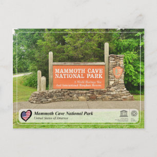 UNESCO WHS - Mammoth Cave National Park Postcard
