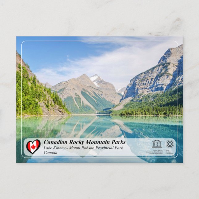 UNESCO WHS - Mount Robson Provincial Park Postcard (Front)