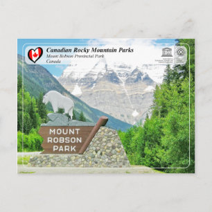 UNESCO WHS - Mount Robson Provincial Park Postcard