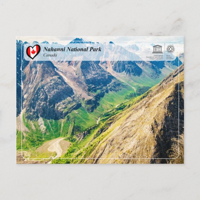 UNESCO WHS - Nahanni National Park Postcard (Front)