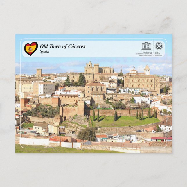 UNESCO WHS - Old Town of Cáceres Postcard (Front)