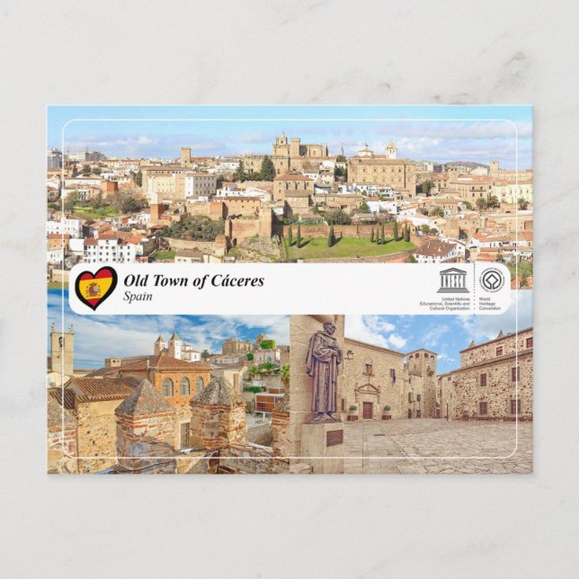UNESCO WHS - Old Town of Cáceres Postcard (Front)