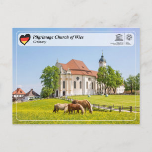 UNESCO WHS - Pilgrimage Church of Wies Postcard