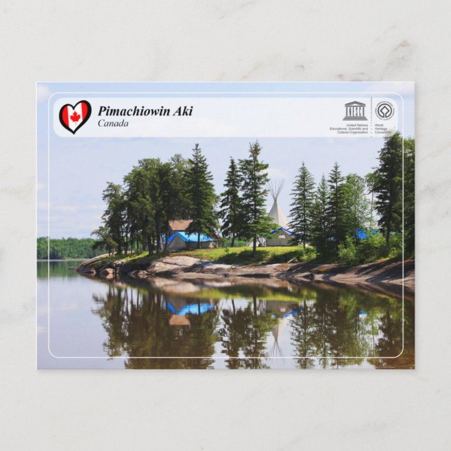 UNESCO WHS - Pimachiowin Aki Postcard (Front)