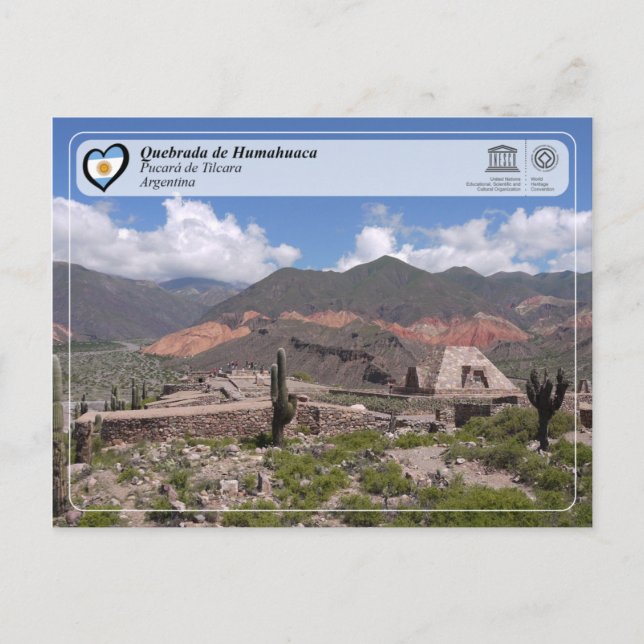 UNESCO WHS - Quebrada de Humahuaca Postcard (Front)