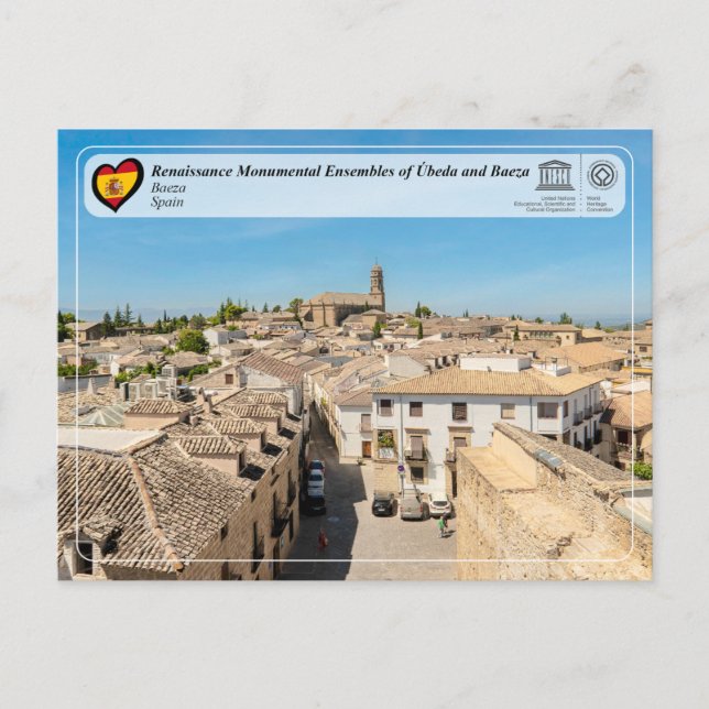 UNESCO WHS - Renaissance Ensembles of Baeza Postcard (Front)