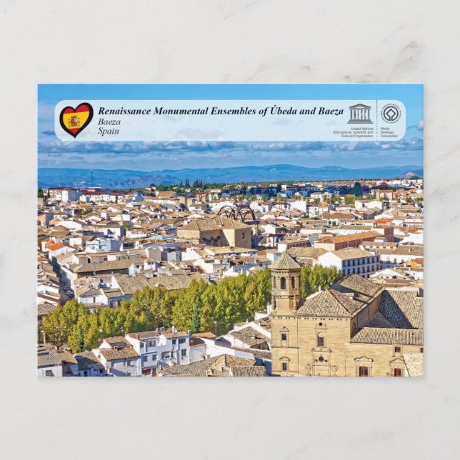 UNESCO WHS - Renaissance Ensembles of Baeza Postcard (Front)