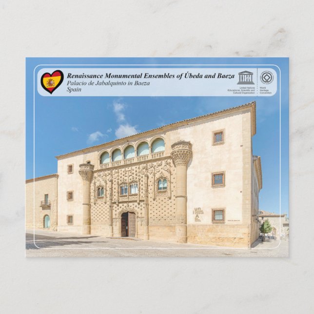 UNESCO WHS - Renaissance Ensembles of Baeza Postcard (Front)