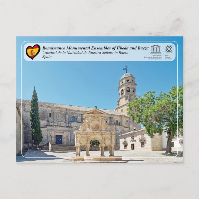 UNESCO WHS - Renaissance Ensembles of Baeza Postcard (Front)