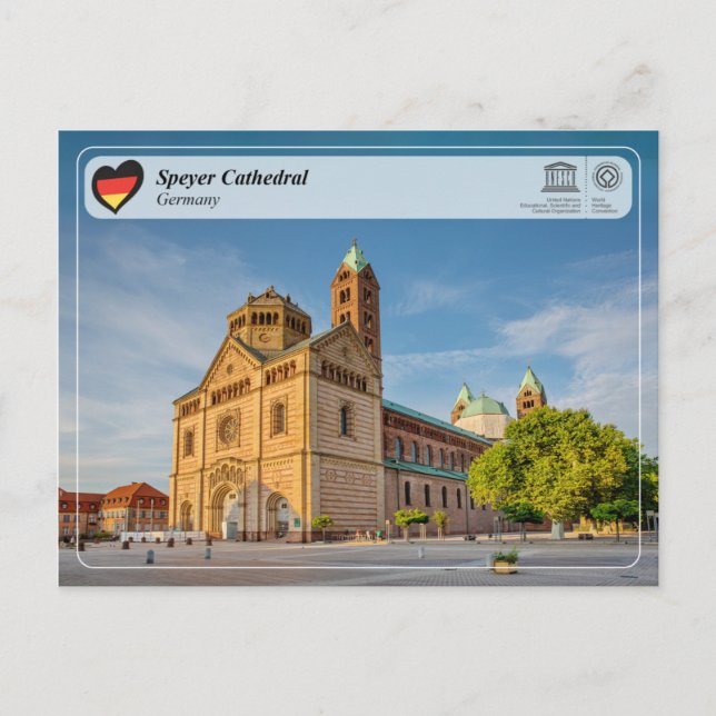UNESCO WHS - Speyer Cathedral Postcard (Front)