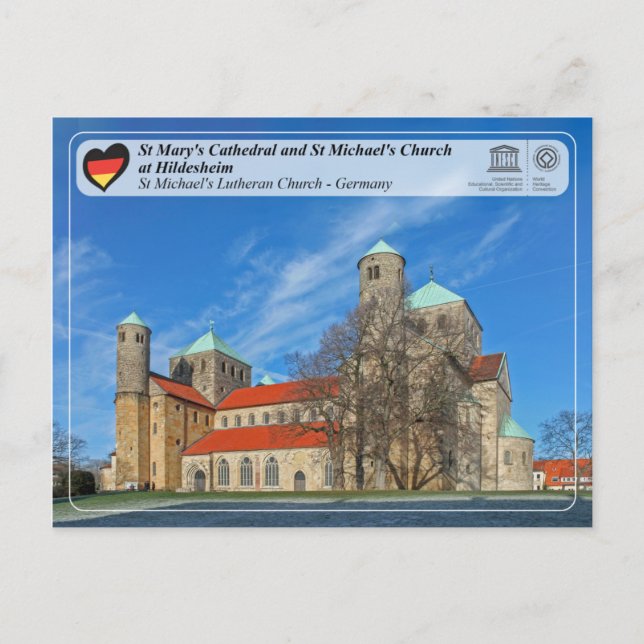UNESCO WHS - St Michael's Lutheran Church Postcard (Front)