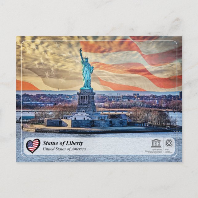 UNESCO WHS - Statue of Liberty Postcard (Front)