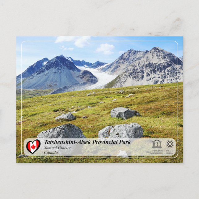 UNESCO WHS - Tatshenshini-Alsek Provincial Park Postcard (Front)