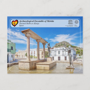UNESCO WHS - Thermal Baths at Alange Postcard