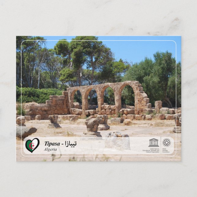 UNESCO WHS - Tipasa - تيبازا Postcard (Front)