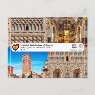 UNESCO WHS - Torre de la iglesia de San Martín Postcard