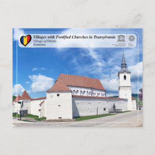 UNESCO WHS - Village of Dârjiu Postcard