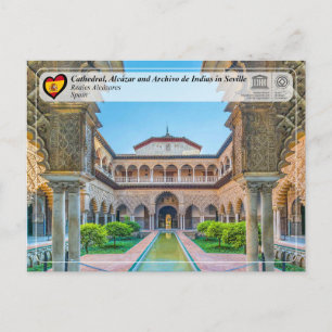 UNESCO World Heritage Site - Alcázar of Seville Postcard