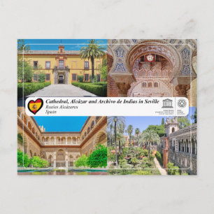 UNESCO World Heritage Site - Alcázar of Seville Postcard