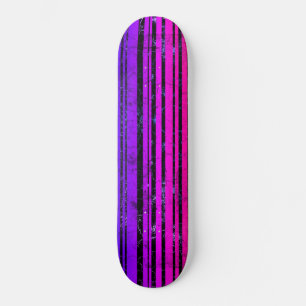 Uneven Rainbow Stripes RUD Skateboard