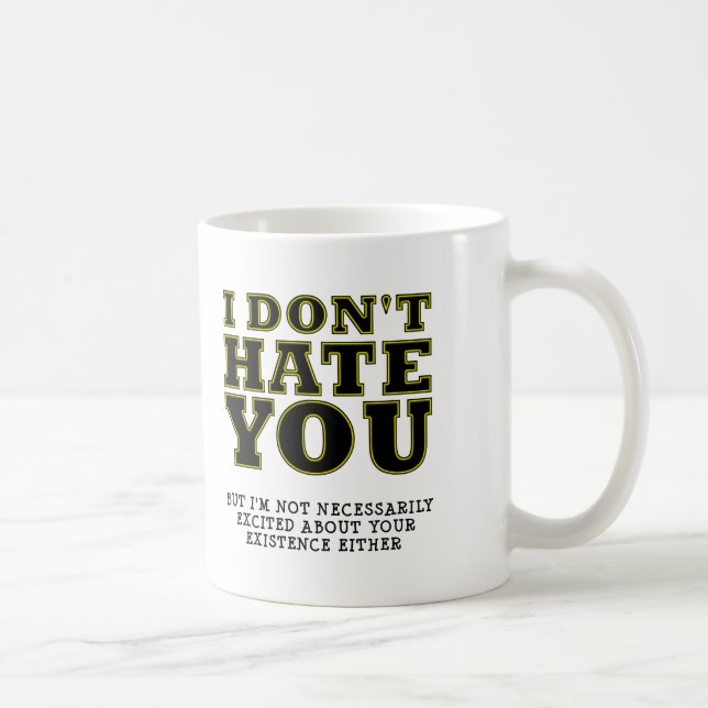 Unexcited Existence Funny Mug (Right)