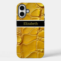 Unexpected beauty of a vibrant yellow snakeskin