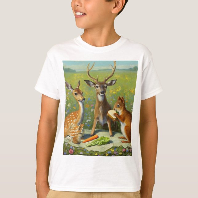 Unexpected Picnic Pals T-Shirt (Front)