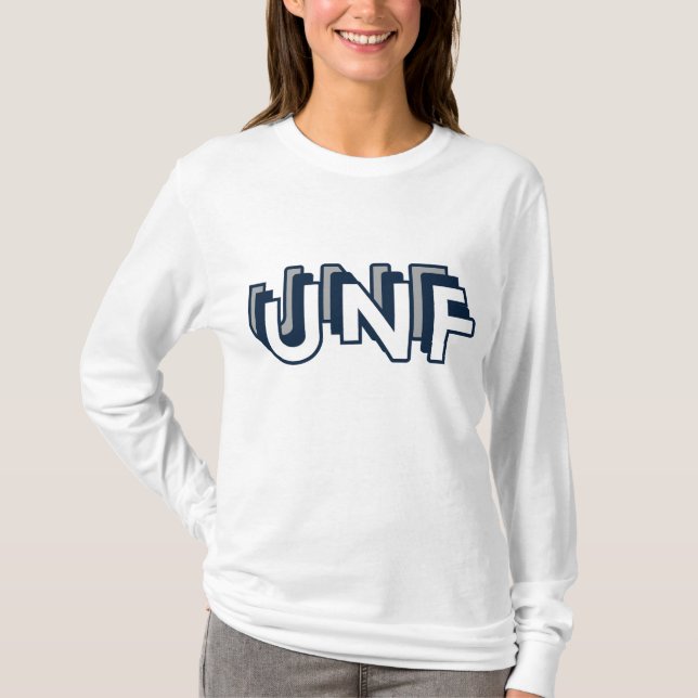 UNF - University of North Florida Long Sleeve T-Shirt (Front)