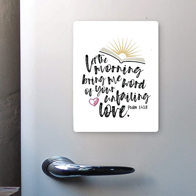UNFAILING LOVE Psalm Bible Scripture Kitchen Magnet (Creator Uploaded)