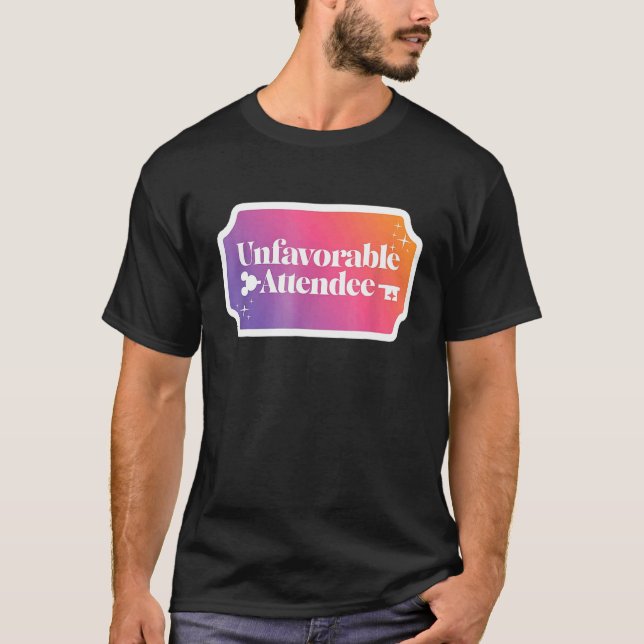 Unfavourable Attendee 1 T-Shirt (Front)