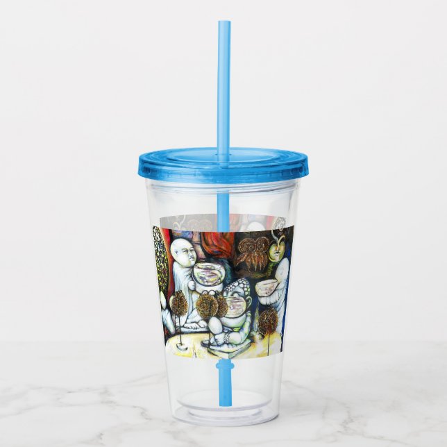 Unfazed by Challenge Acrylic Tumbler (Front)
