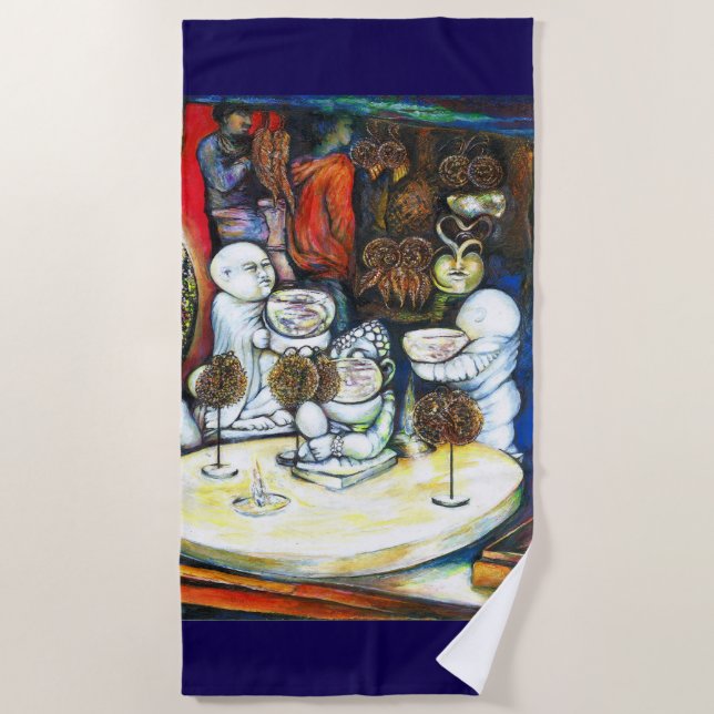 Unfazed by Challenge Beach Towel (Front)