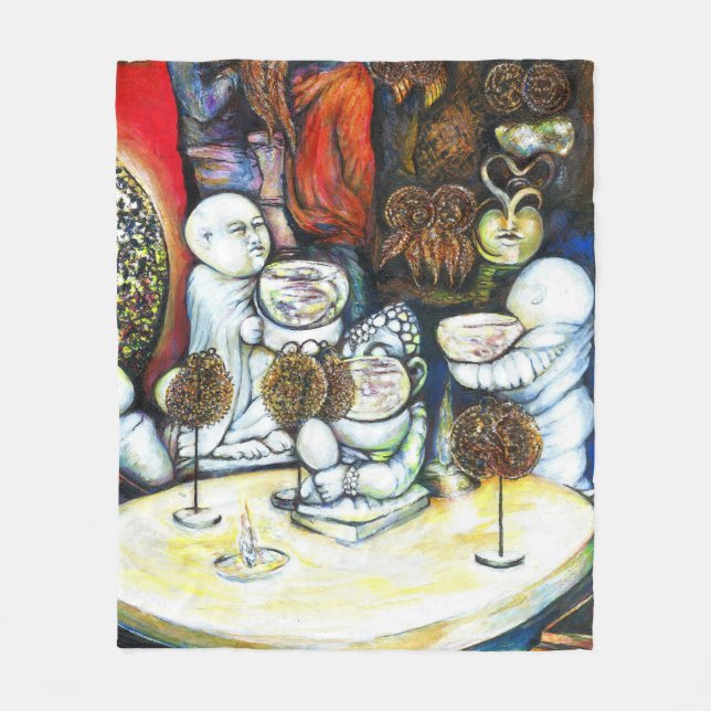 Unfazed by Challenge Fleece Blanket (Front)