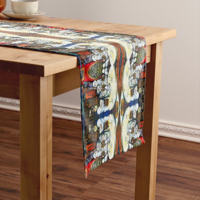 Unfazed by Challenge Short Table Runner (In Situ)