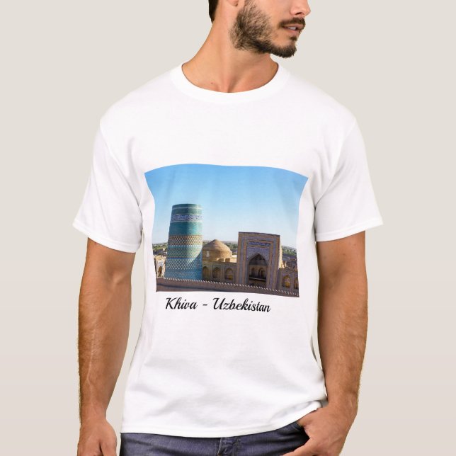 Unfinished Kalta Minor Minaret - Khiva, Uzbekistan T-Shirt (Front)