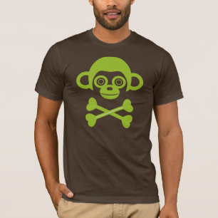 Unfinished monkeys skull shirt