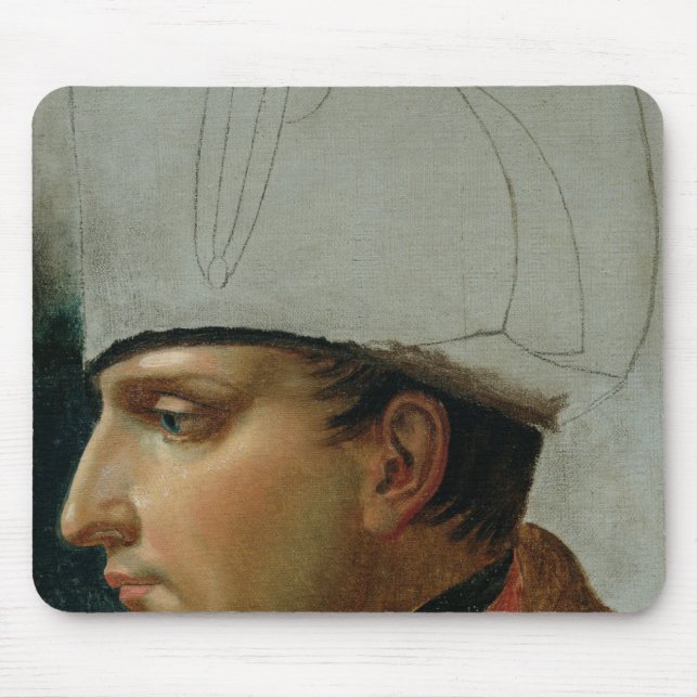Unfinished Portrait of Napoleon I Mouse Pad (Front)