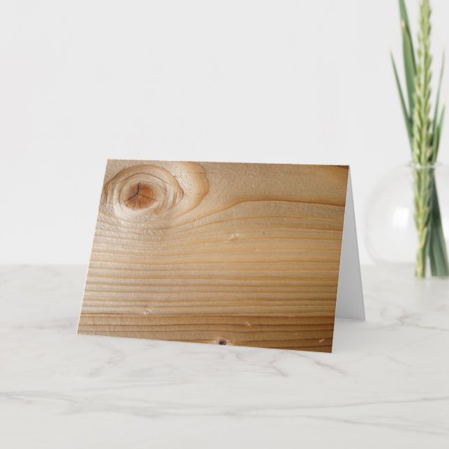 Unfinished Wood Card (Front)