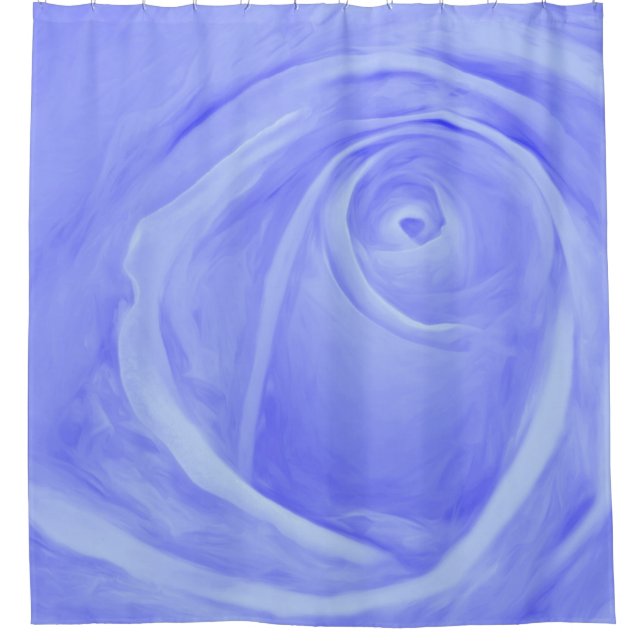 Unfolding Rose Shower Curtain (Front)