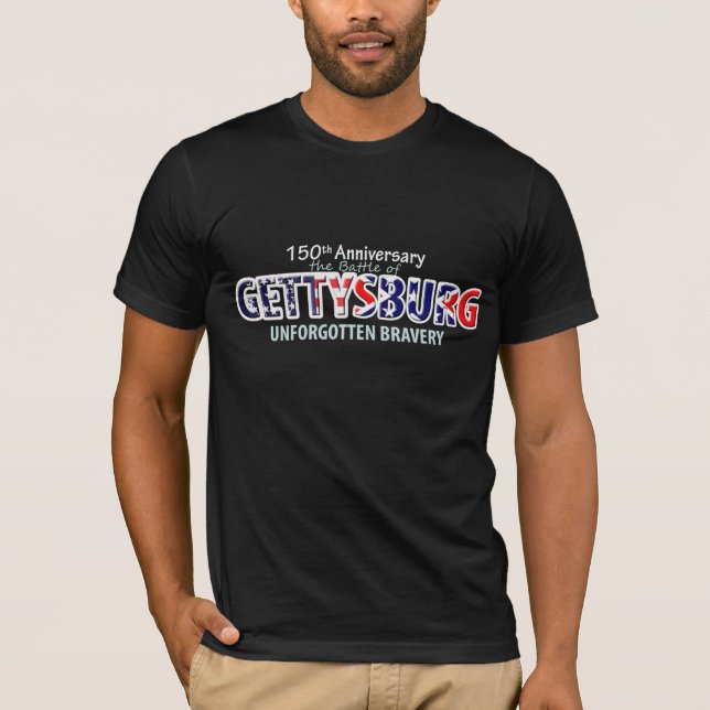 Unforgotten Bravery ~ Gettysburg T-Shirt (Front)