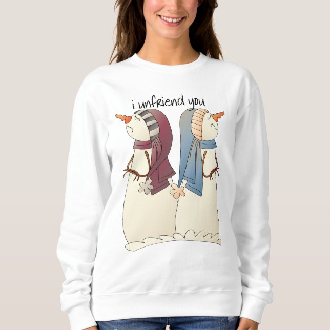 Unfriend Women's Basic Sweatshirt (Front)