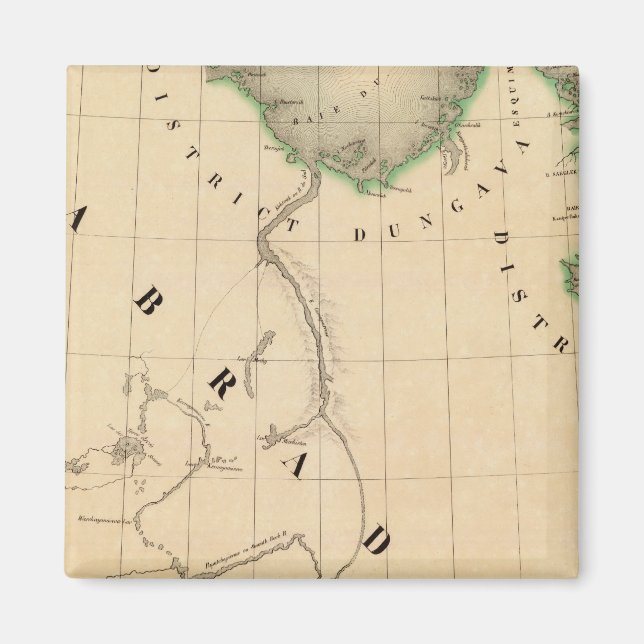 Ungava Peninsula and northern Labrador Magnet (Front)