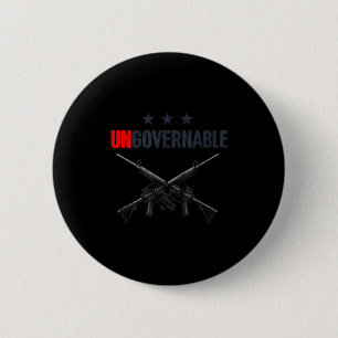 Ungovernable Shirts  6 Cm Round Badge